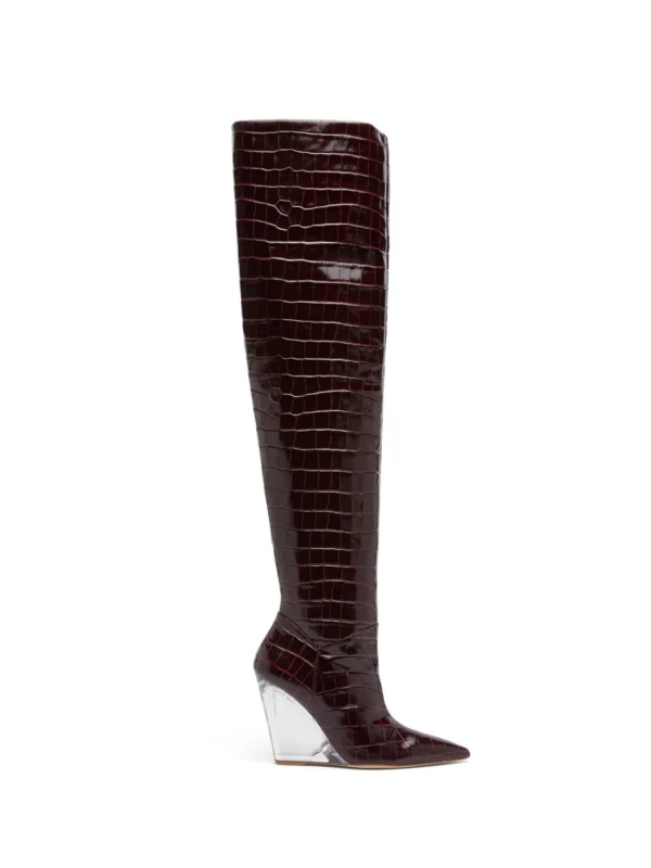 Stuart Weitzman Lucite 100 Wedge Boot