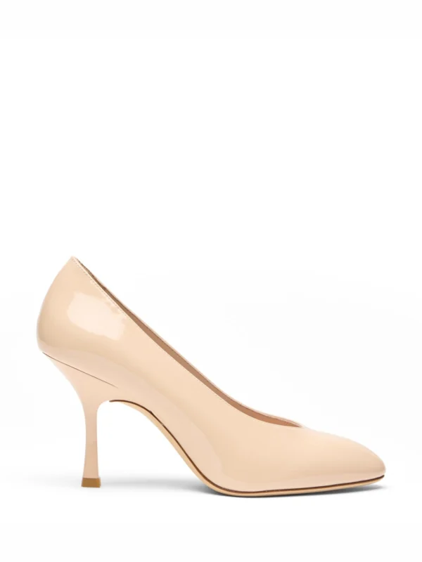 Stuart Weitzman Madison Pump 85 in Barely Beige