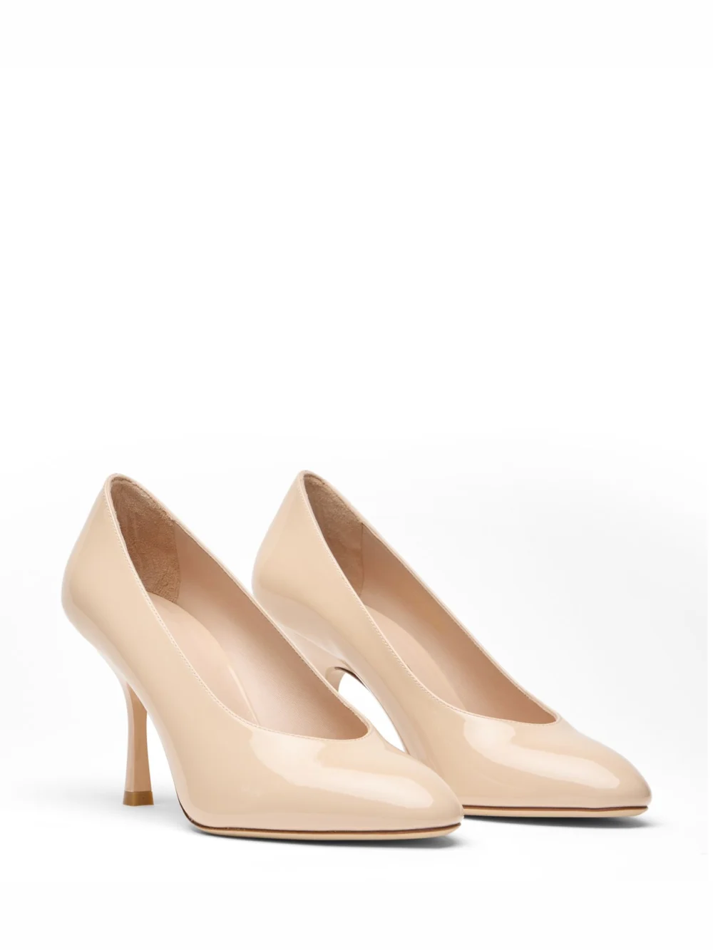 Stuart Weitzman Madison Pump 85 in Barely Beige, view 2