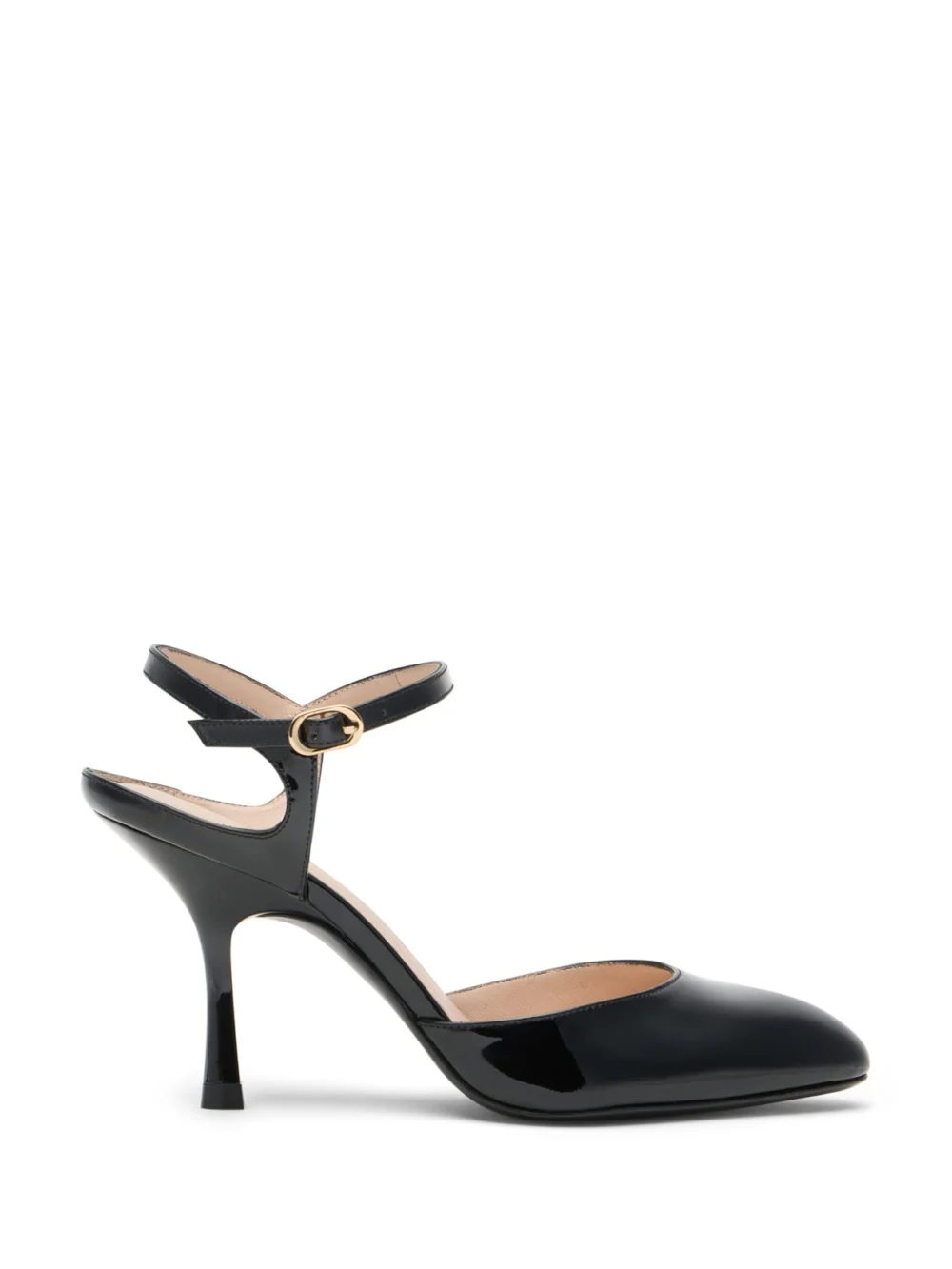 Stuart Weitzman Madison Strap Pump 85 in Black