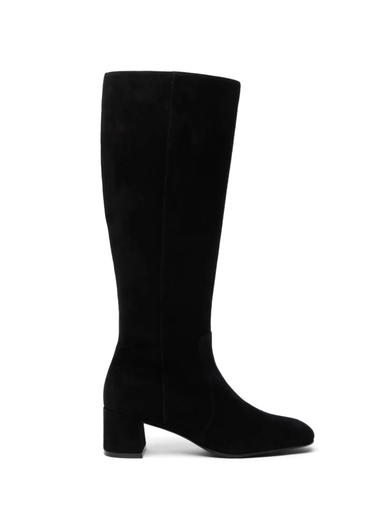 Stuart Weitzman Maeve Zip Boot in Black