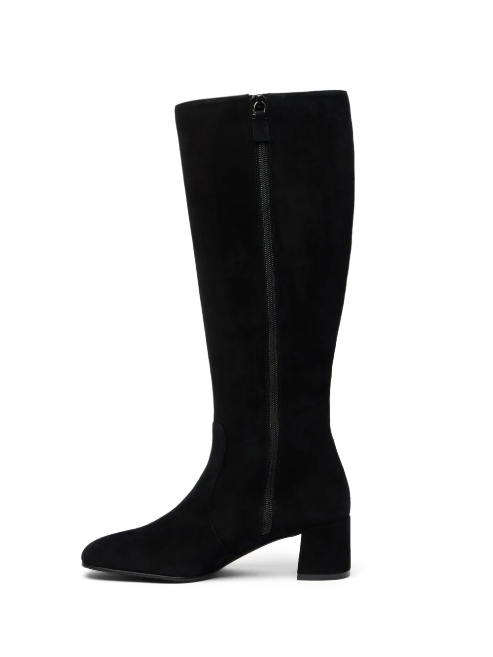 Stuart Weitzman Maeve Zip Boot in Black, view 3