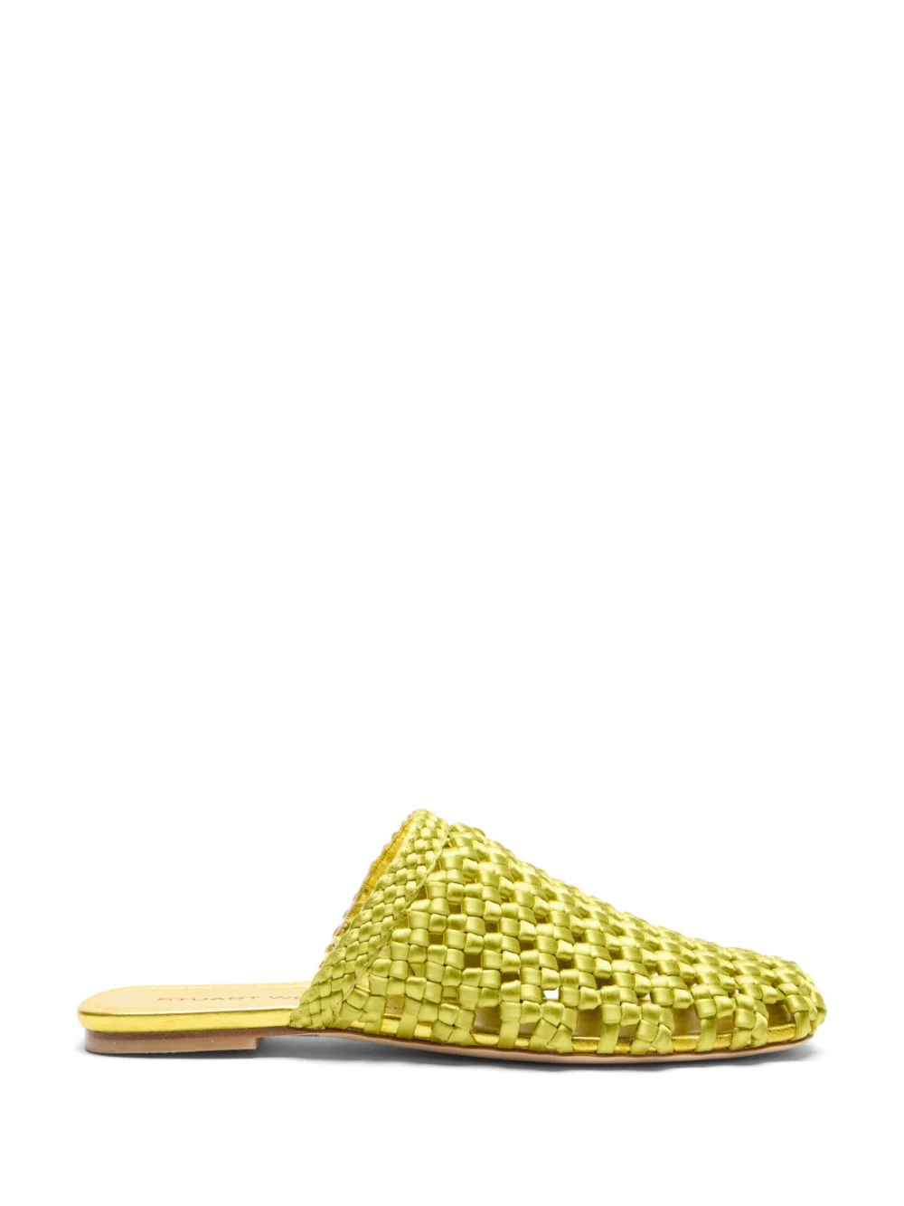 Stuart Weitzman Marina Mule in Ocre/citrine