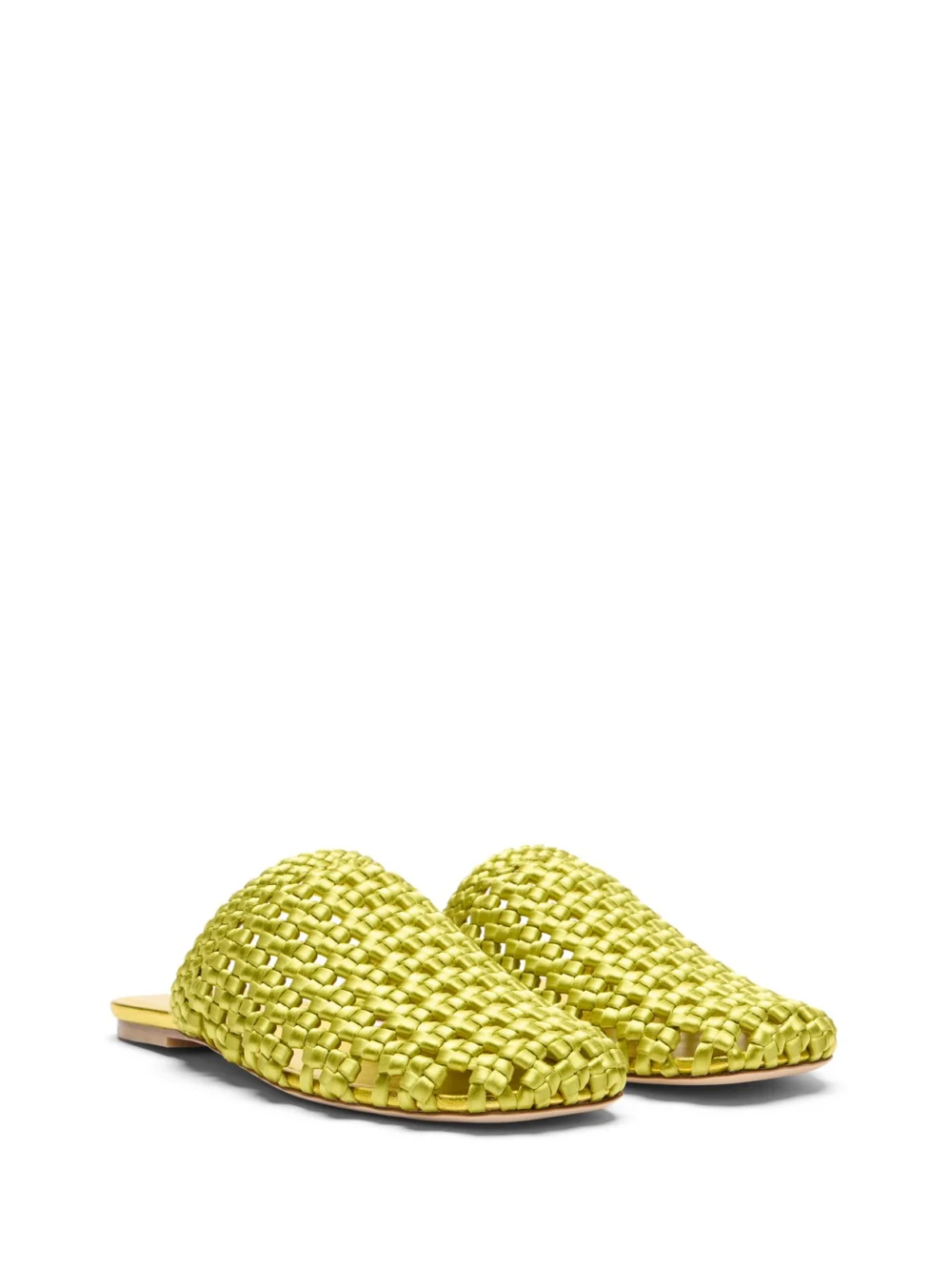 Stuart Weitzman Marina Mule in Ocre/citrine, view 2