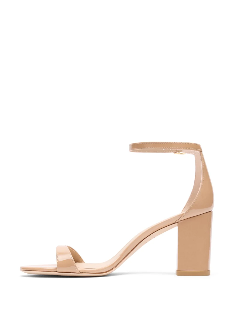 Stuart Weitzman Nudist Block 75 in Adobe, view 3