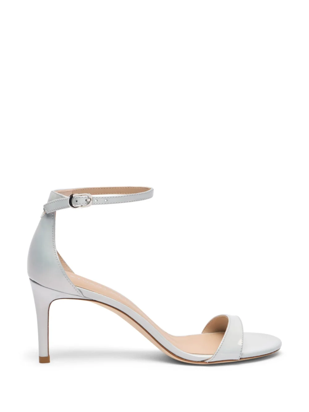 Stuart Weitzman Nudist Ii Sandal 75 in Bianco