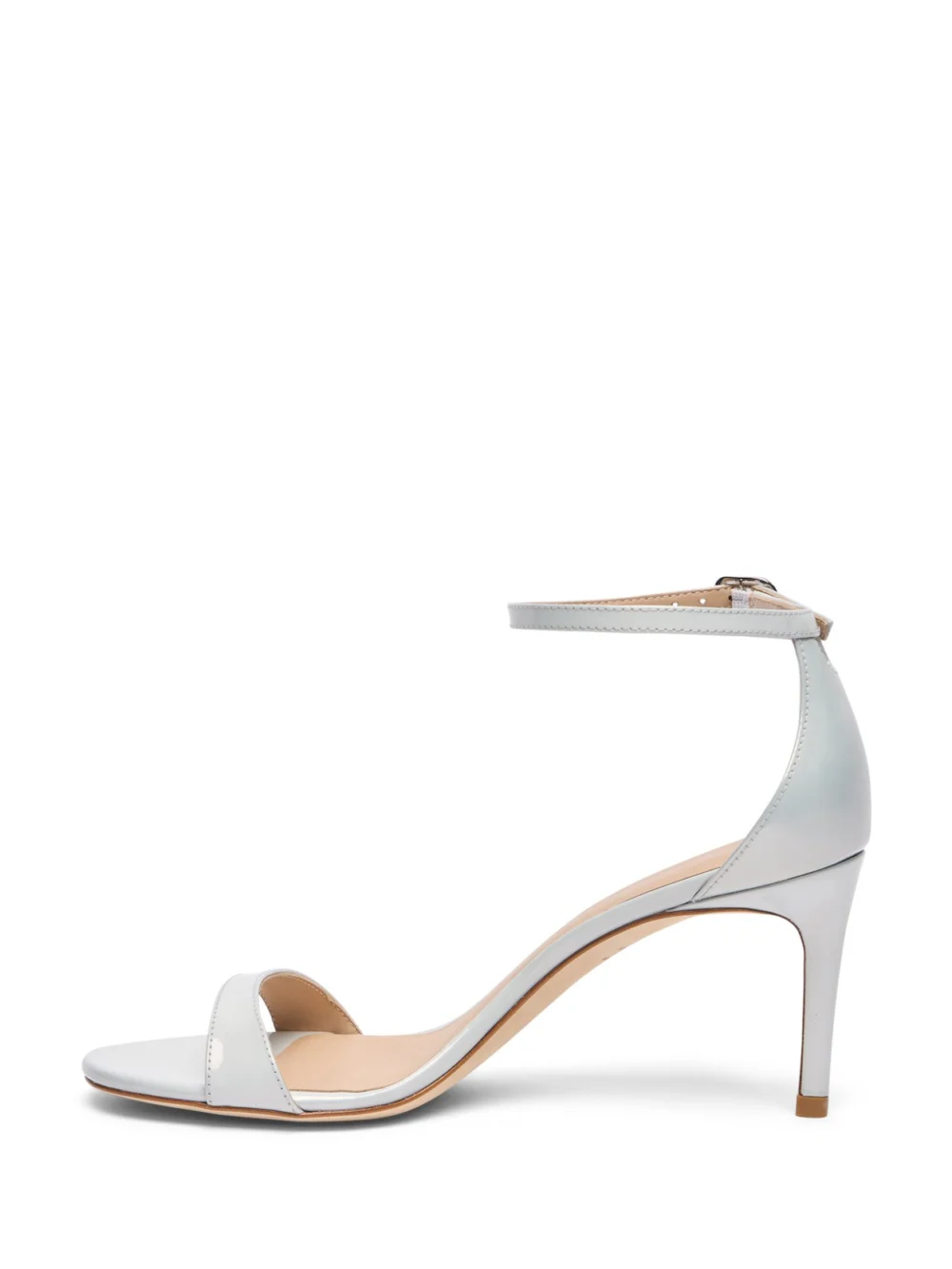 Stuart Weitzman Nudist Ii Sandal 75 in Bianco, view 3