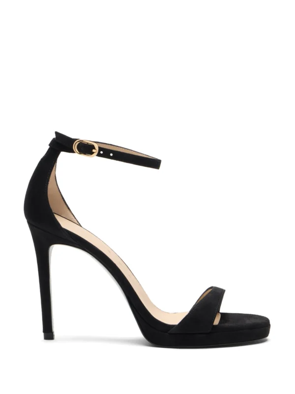 Stuart Weitzman Nudist Platform in Black