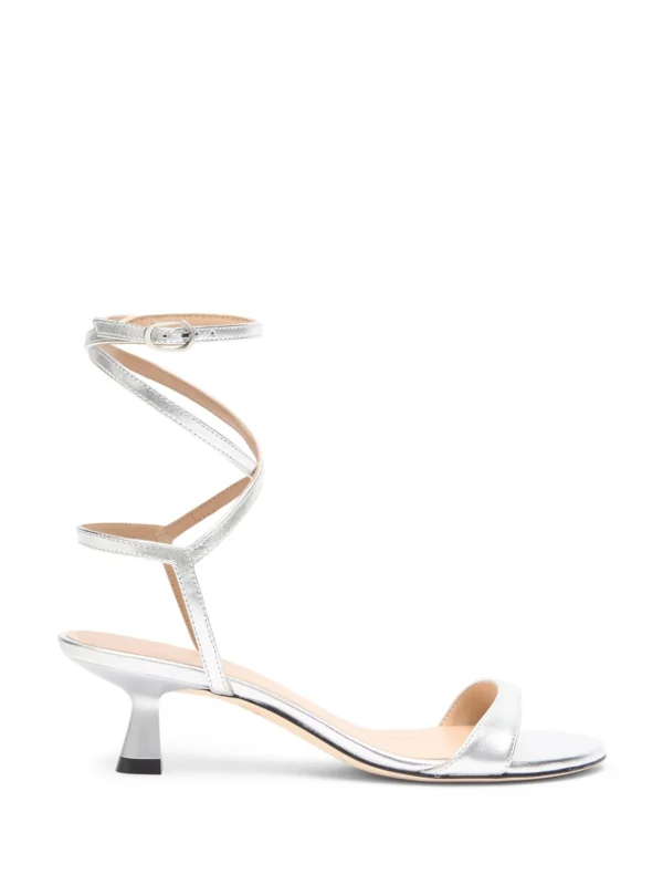 Stuart Weitzman Nudist Wrap 50 in Silver