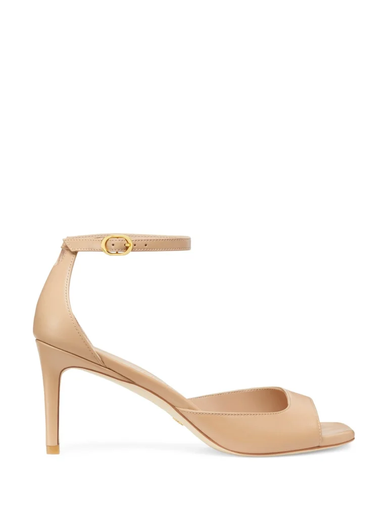Stuart Weitzman Nudistia 75 Sandal in Adobe