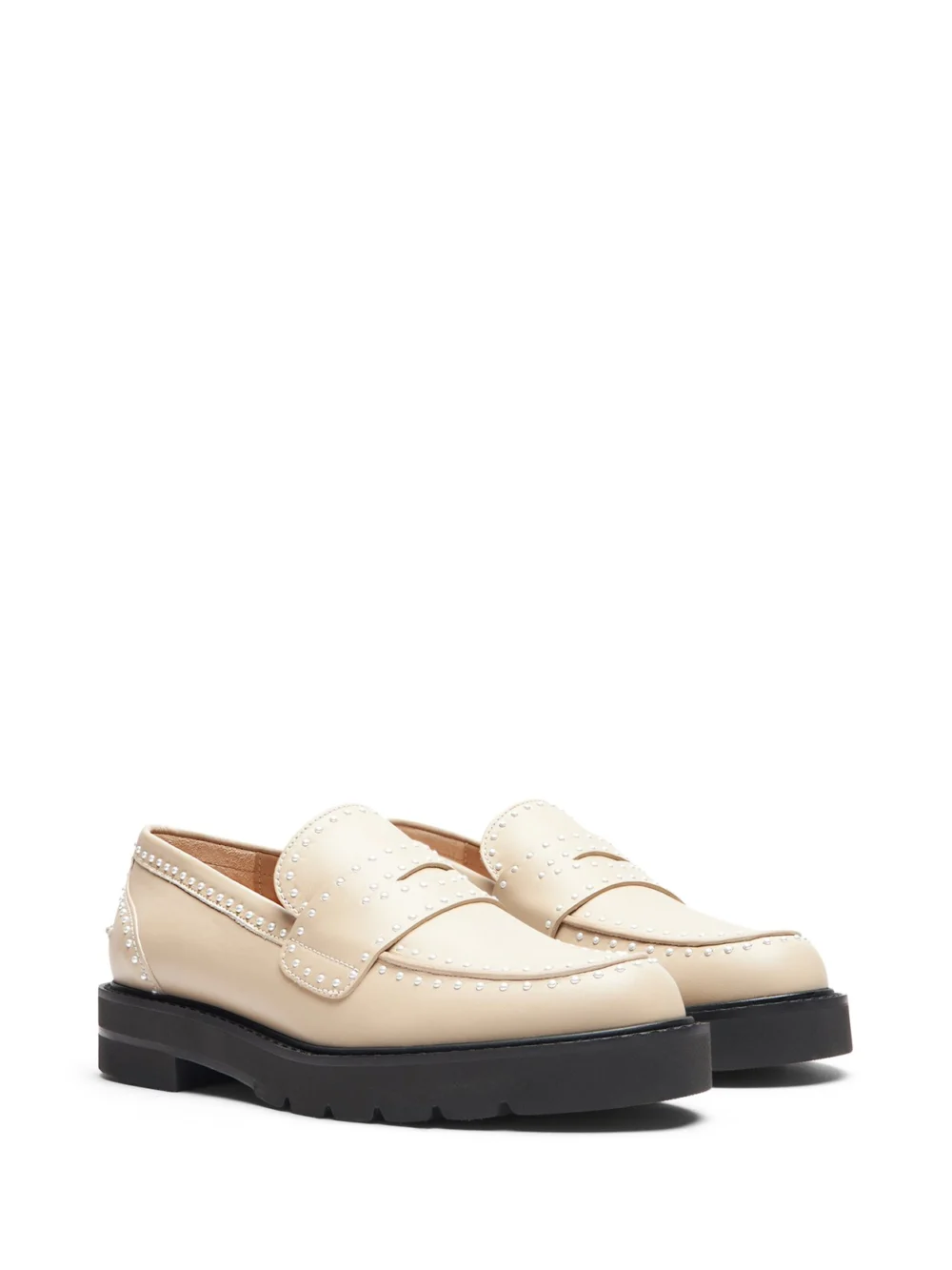 Stuart Weitzman Parker Lift Mini Pearl Loafer, view 2