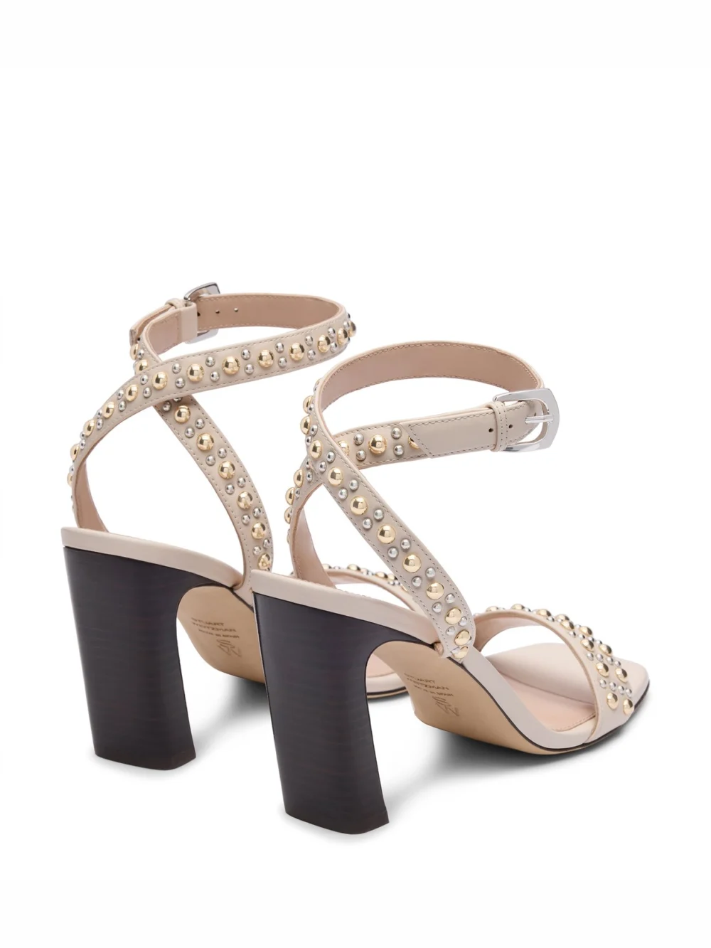 Stuart Weitzman Perry Sandal 85 in Linen/marron Vino, view 3