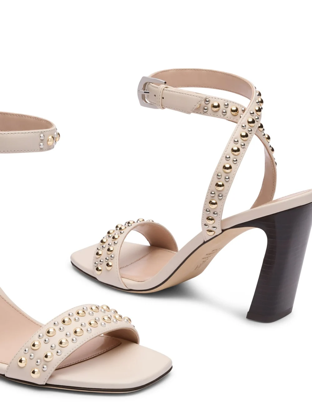 Stuart Weitzman Perry Sandal 85 in Linen/marron Vino, view 4