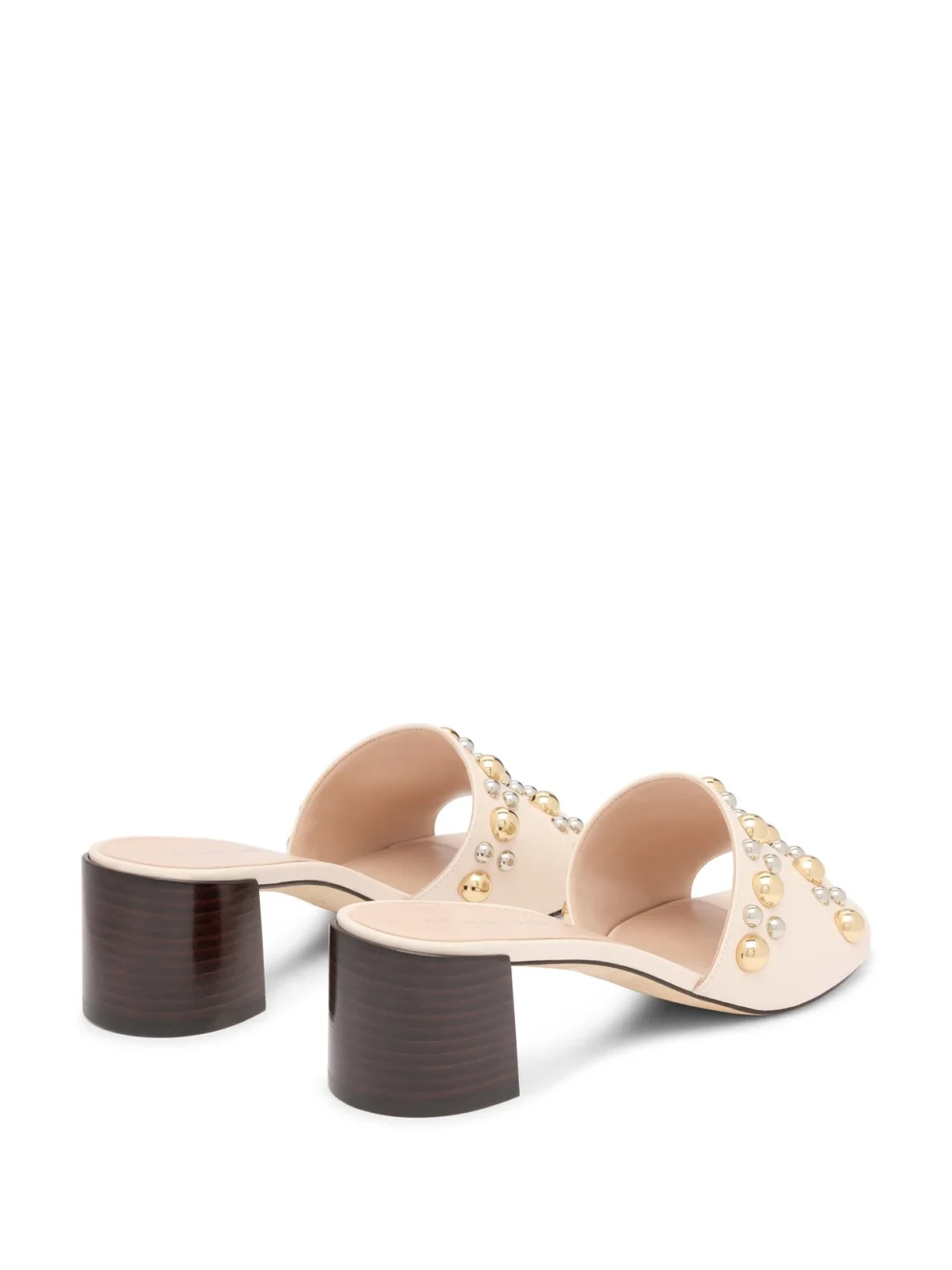 Stuart Weitzman Perry Slide 50 in Linen/marron Vino, view 3