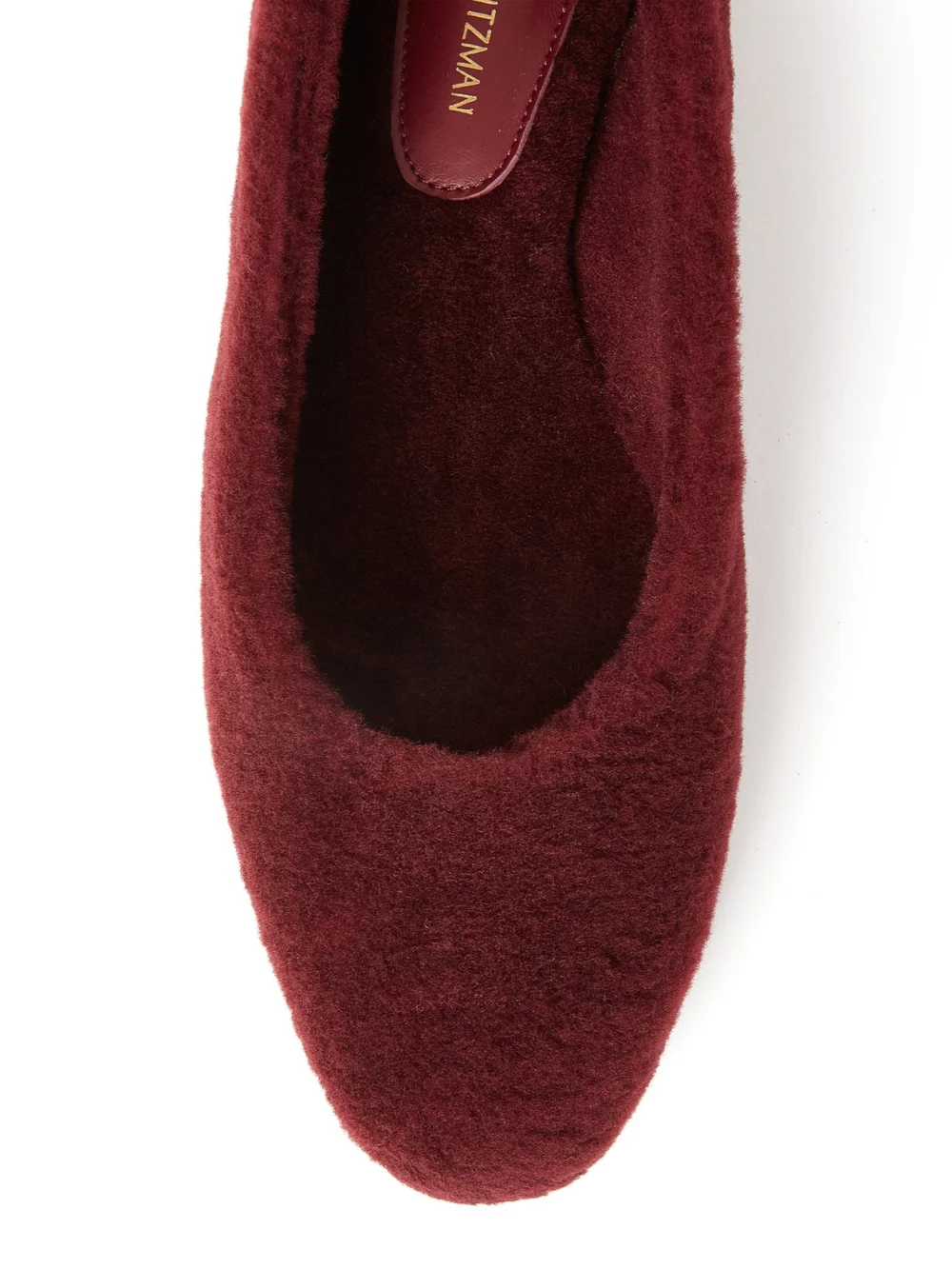 Stuart Weitzman Pirouette Super Chill Flat in Cabernet, view 5