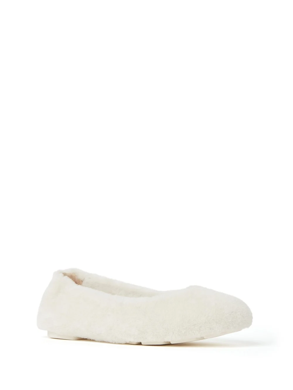 Stuart Weitzman Pirouette Super Chill Flat in Cream, view 2