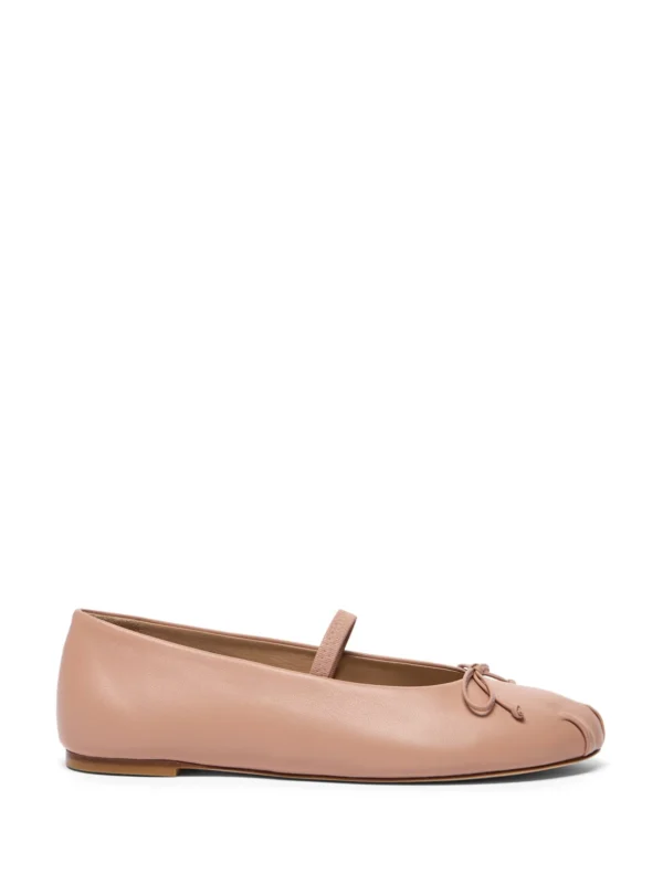 Stuart Weitzman Prima Bow Ballet Mary Jane in Blushful