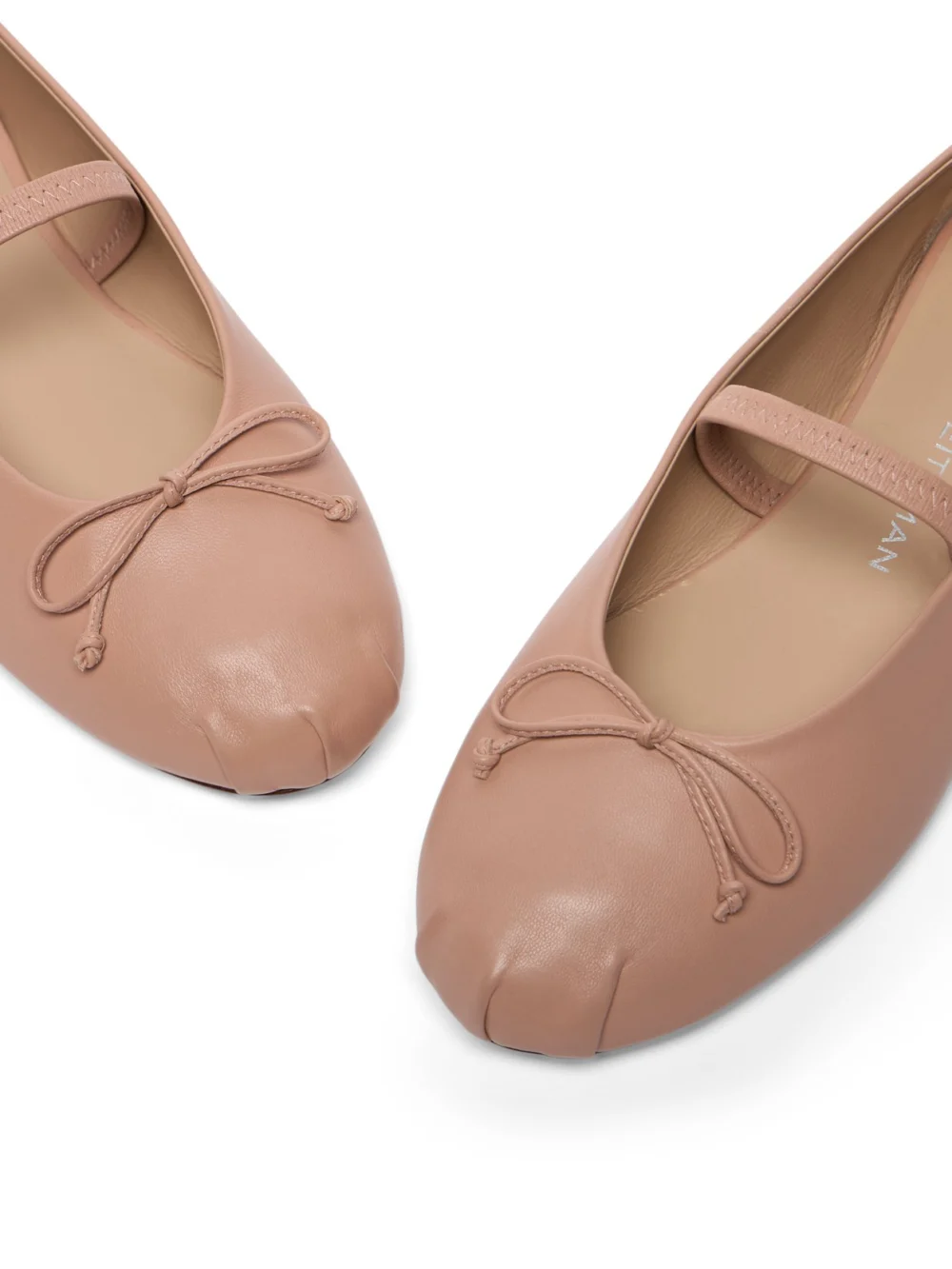 Stuart Weitzman Prima Bow Ballet Mary Jane in Blushful, view 6