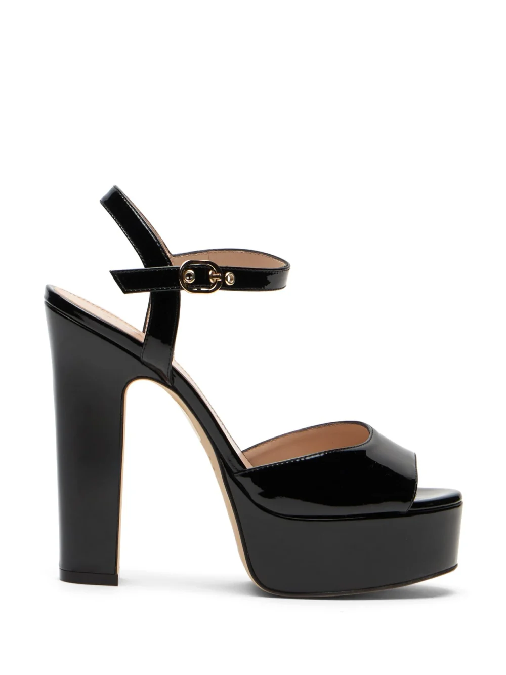 Stuart Weitzman Reade Platform Sandal in Black