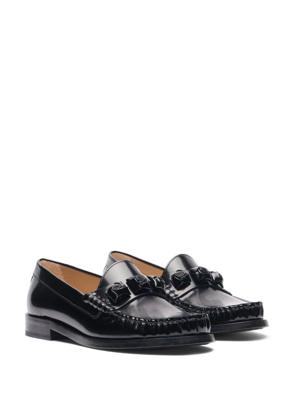 Stuart Weitzman Rosie Loafer in Black, view 2