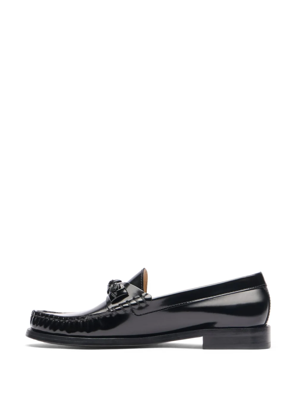 Stuart Weitzman Rosie Loafer in Black, view 3