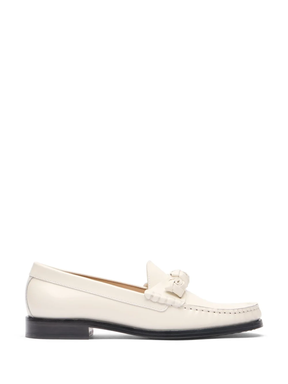 Stuart Weitzman Rosie Loafer in Cream