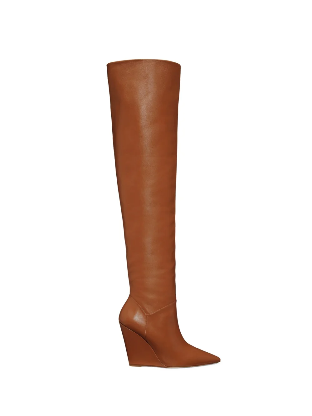 Stuart Weitzman Saloon 100 Wedge Boot in Toffee
