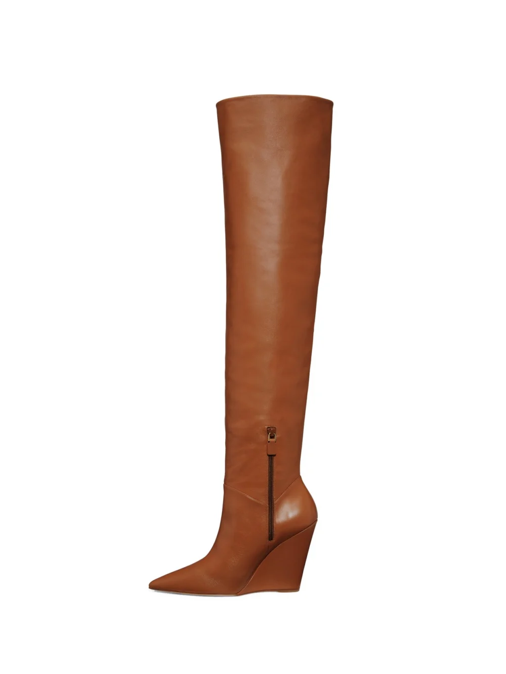 Stuart Weitzman Saloon 100 Wedge Boot in Toffee, view 3