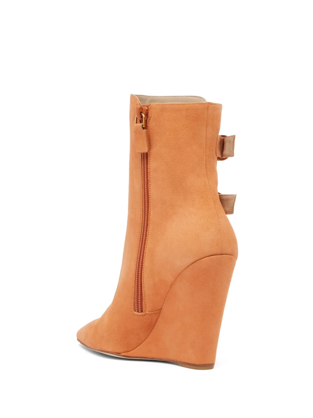 Stuart Weitzman Saloon 100 Wedge Bootie in Apricot, view 4