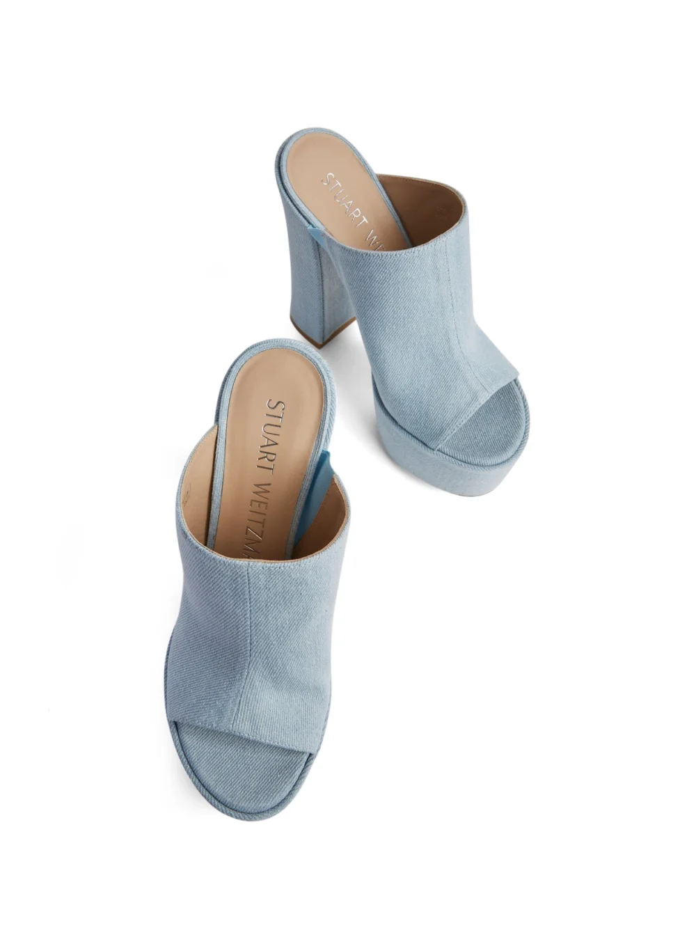 Stuart Weitzman Skyhigh 145 Platform Slide, view 4