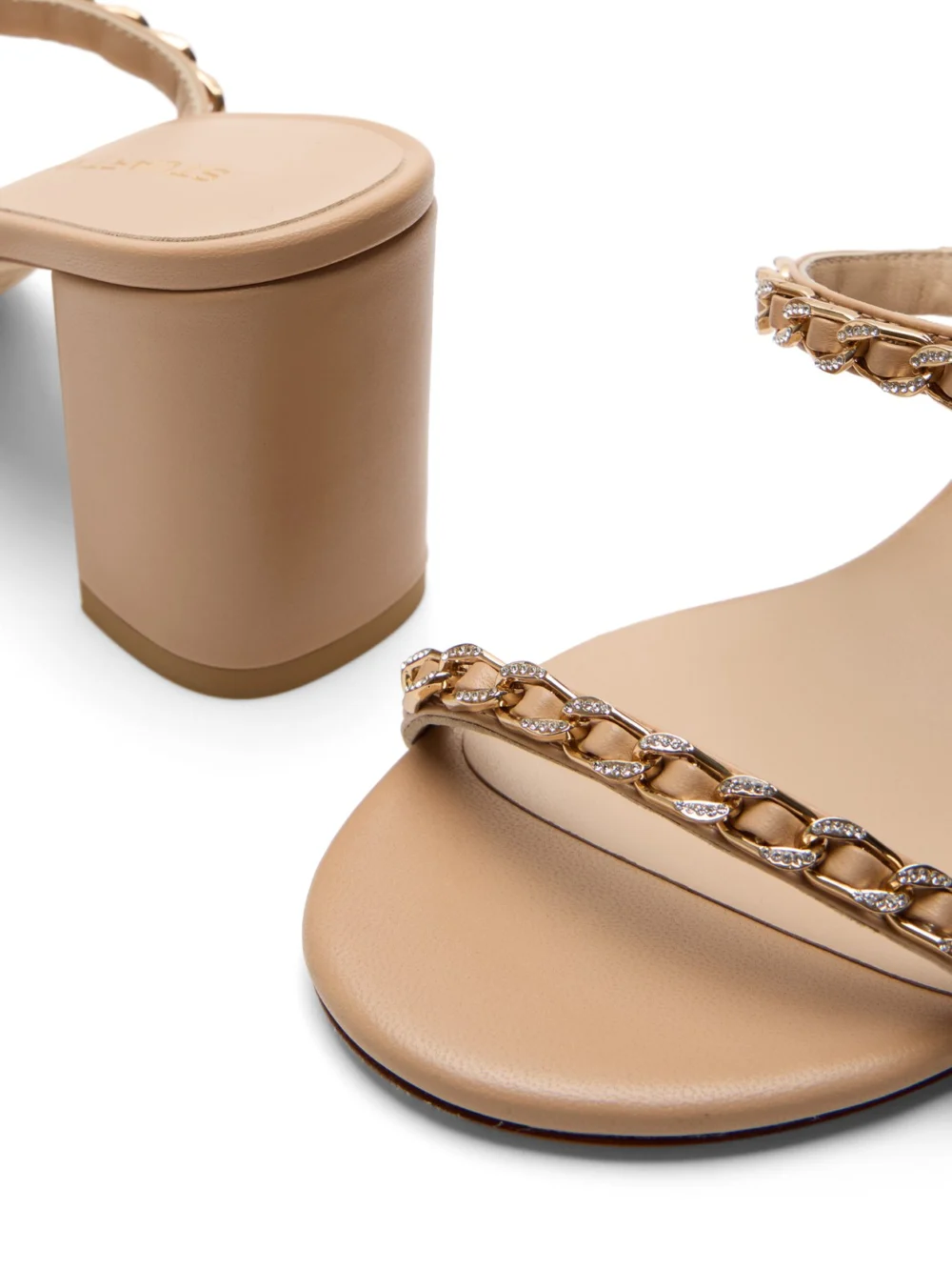Stuart Weitzman Soluxe Crystal Slide 75, view 6