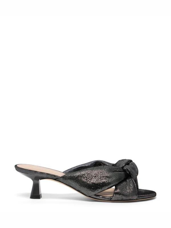 Stuart Weitzman Soplaya Slide 50 in Silver