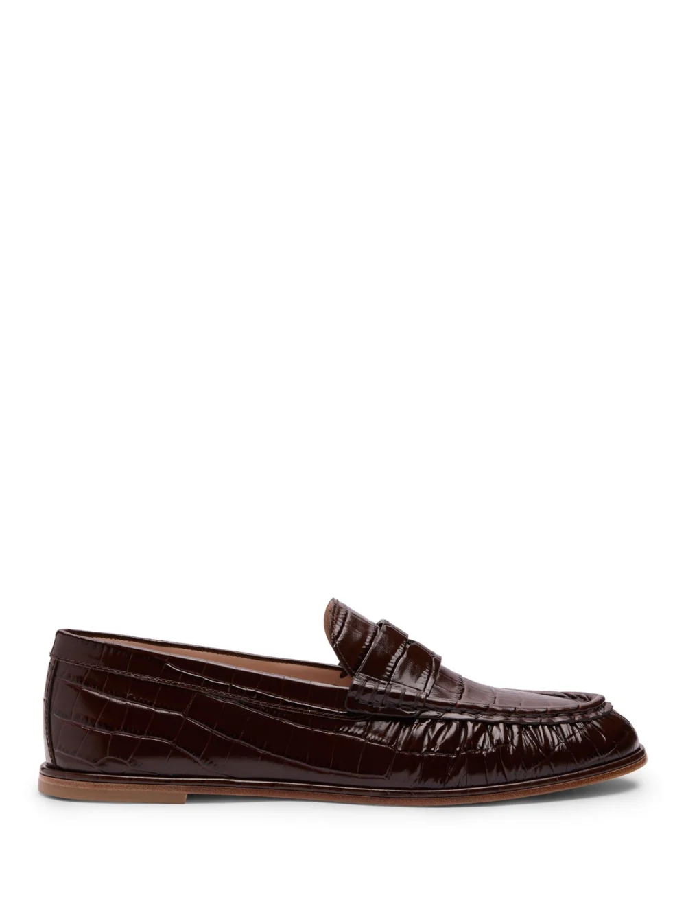 Stuart Weitzman Spencer Loafer in Walnut