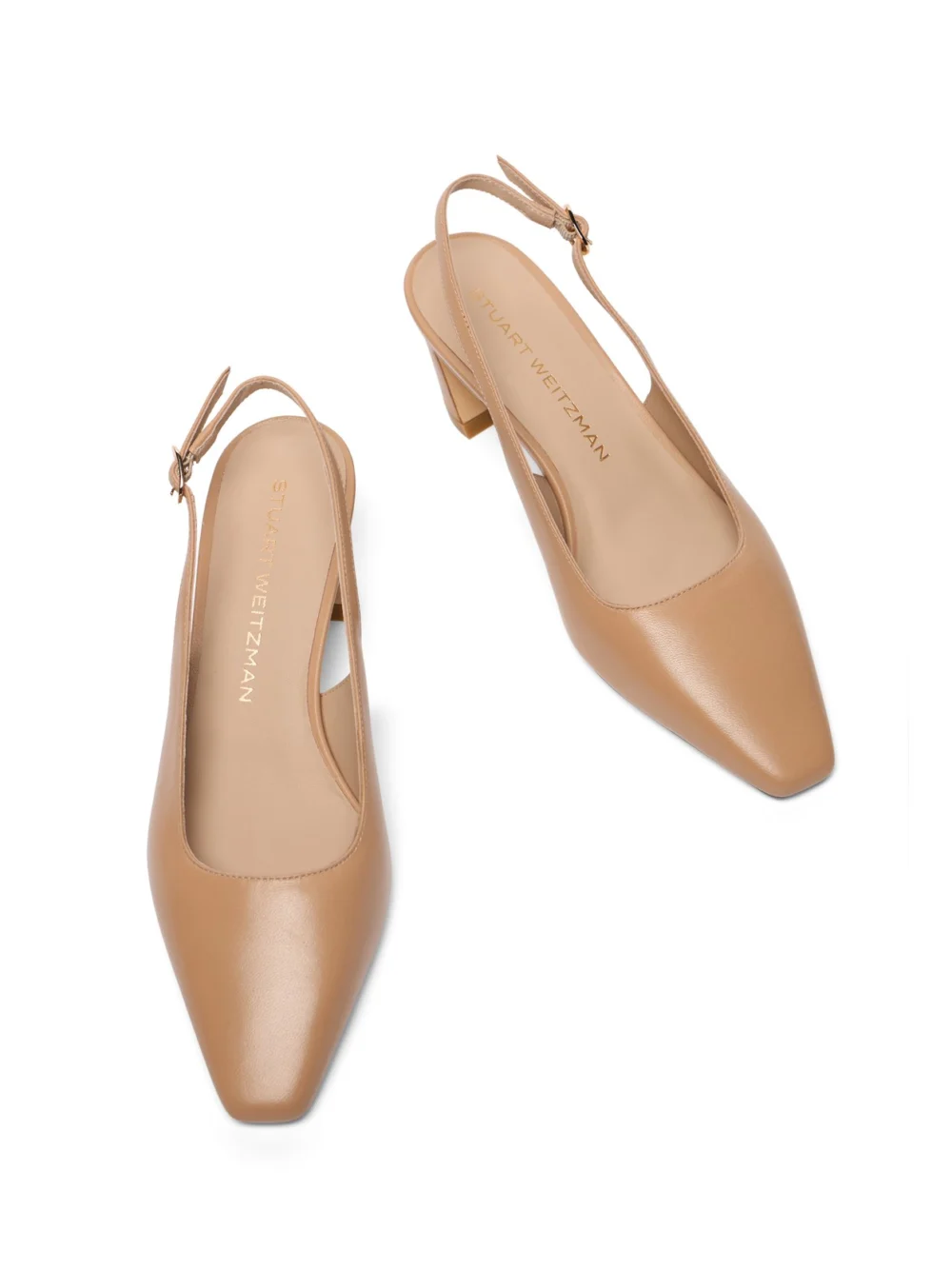 Stuart Weitzman Stassi Slingback 50 in Adobe, view 4
