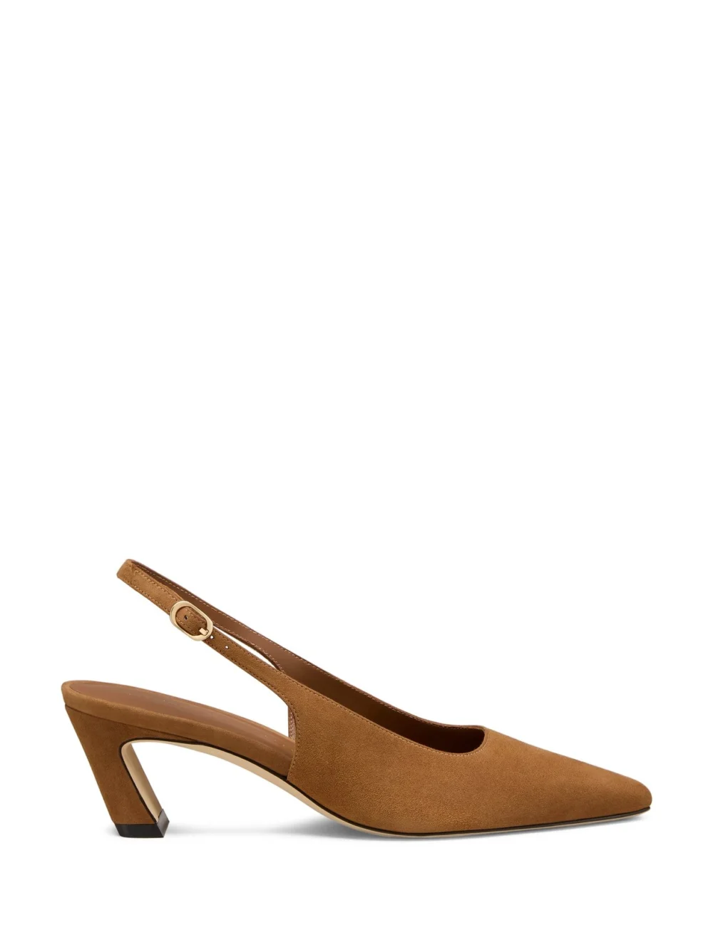 Stuart Weitzman Stassi Slingback 50 in Toasted Almond