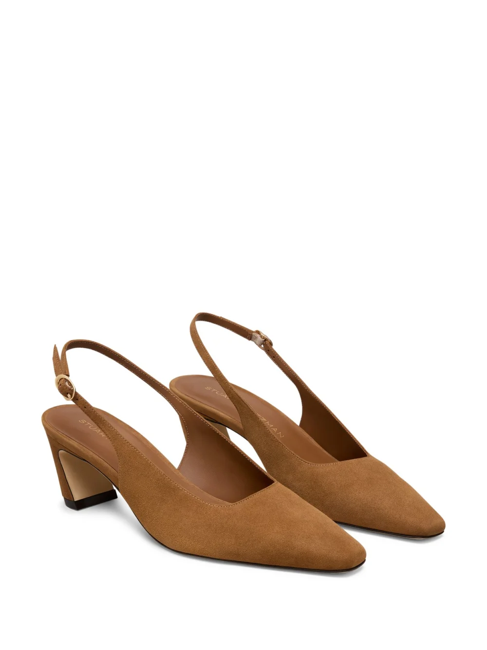 Stuart Weitzman Stassi Slingback 50 in Toasted Almond, view 2
