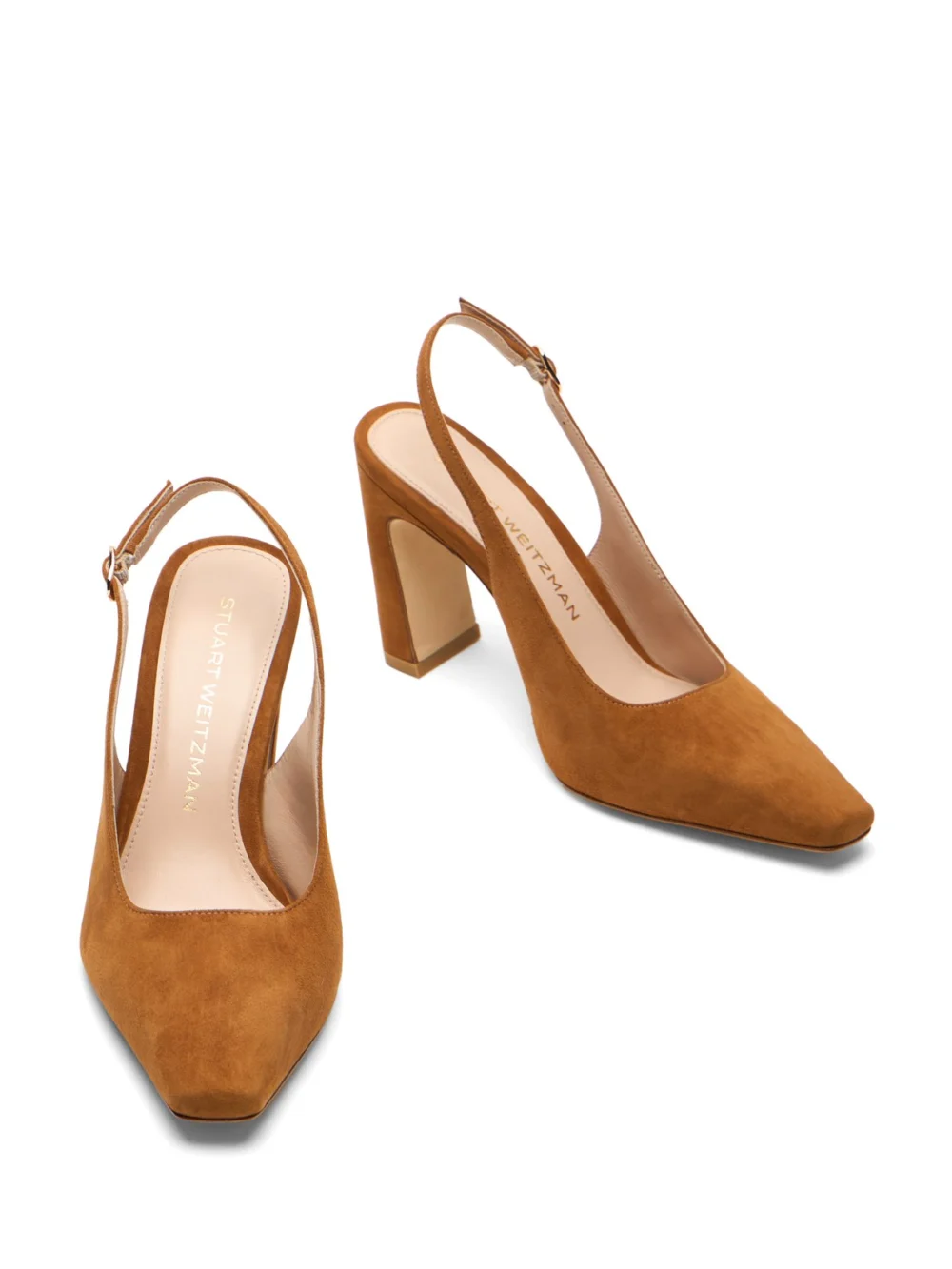Stuart Weitzman Stassi Slingback 85 in Boho Tan, view 4