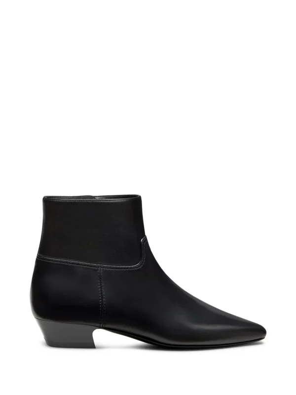 Stuart Weitzman Stassi Zip Bootie in Black