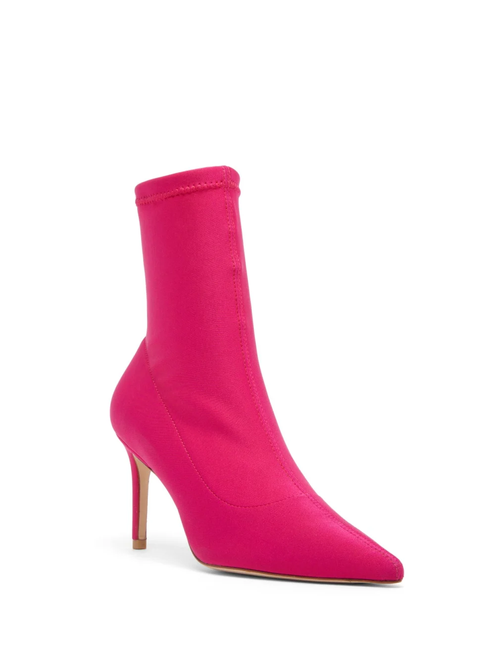 Stuart Weitzman Stuart 85 Stretch Bootie in Magenta, view 2