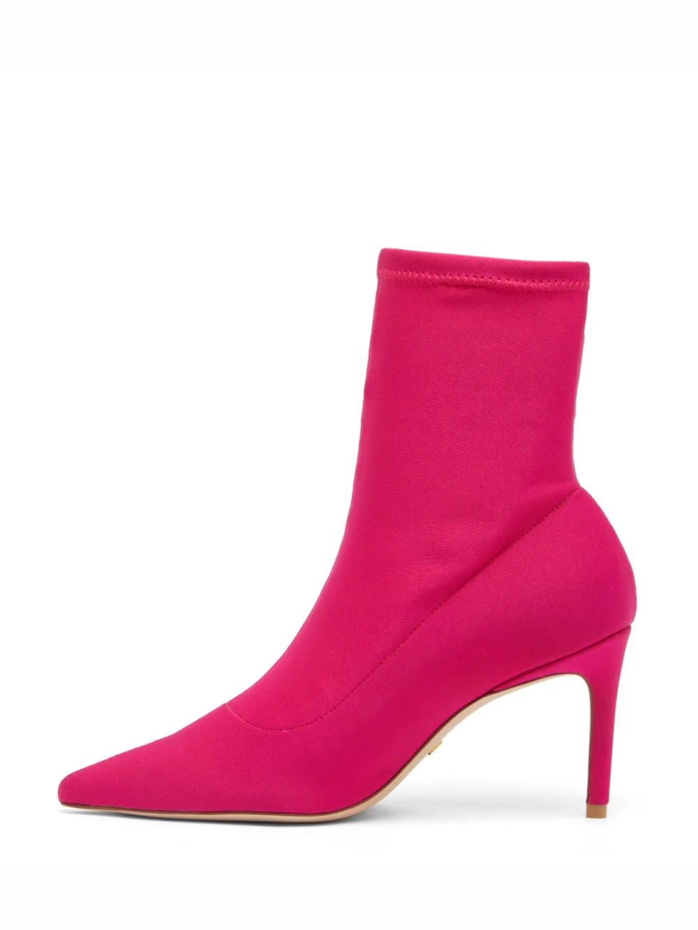 Stuart Weitzman Stuart 85 Stretch Bootie in Magenta, view 3