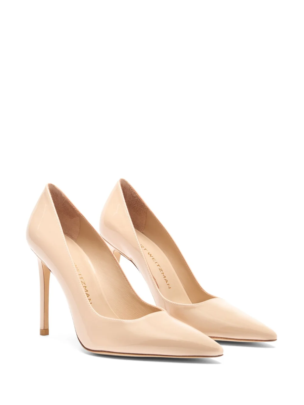 Stuart Weitzman Stuart Power 100 in Barely Beige, view 2