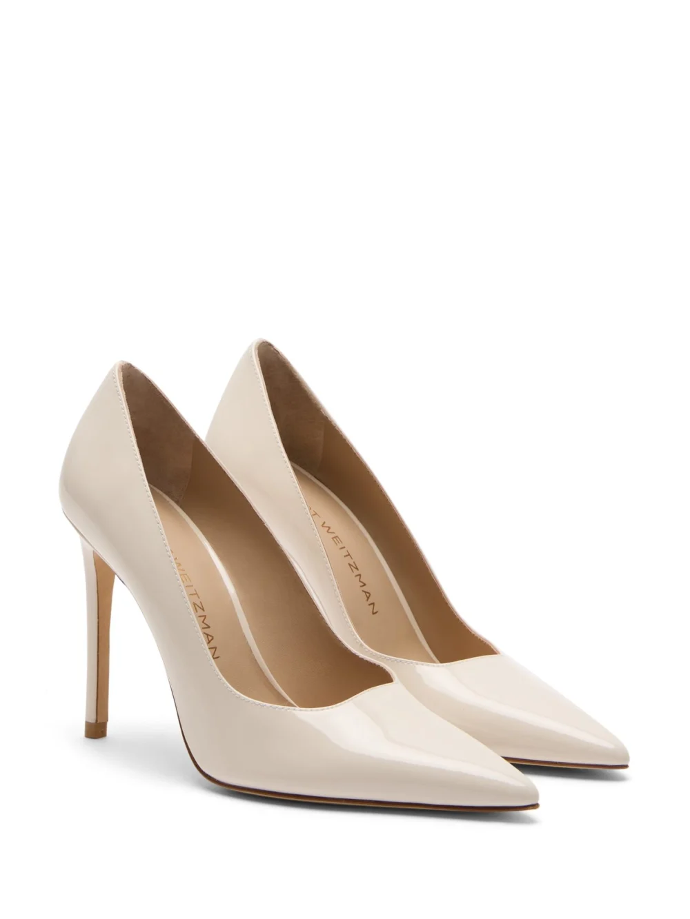 Stuart Weitzman Stuart Power 100 in Cream, view 2