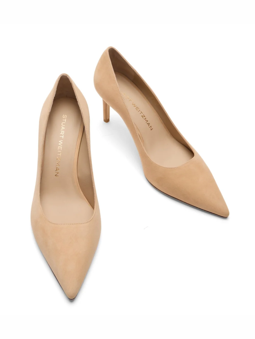Stuart Weitzman Stuart Power 75 in Adobe, view 4