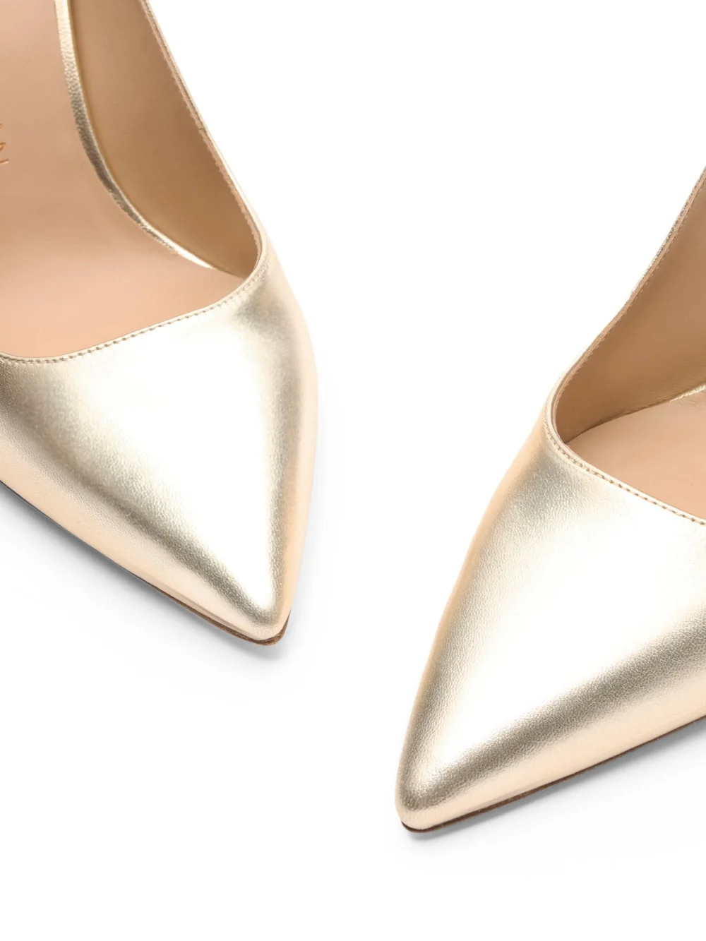 Stuart Weitzman Stuart Power 85 in Light Gold, view 6