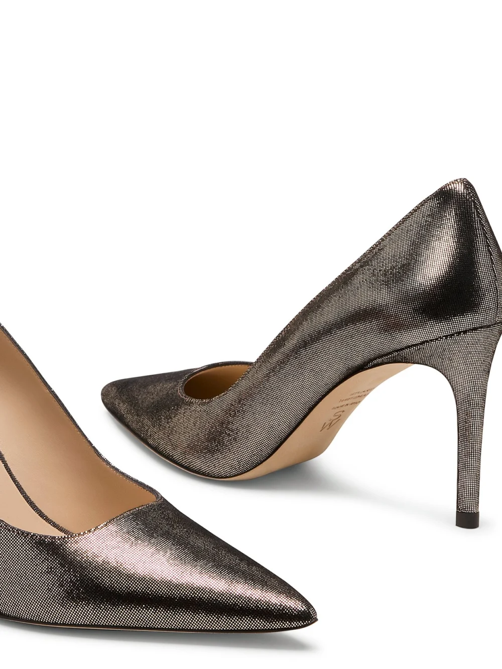 Stuart Weitzman Stuart Power 85 in Platino, view 4