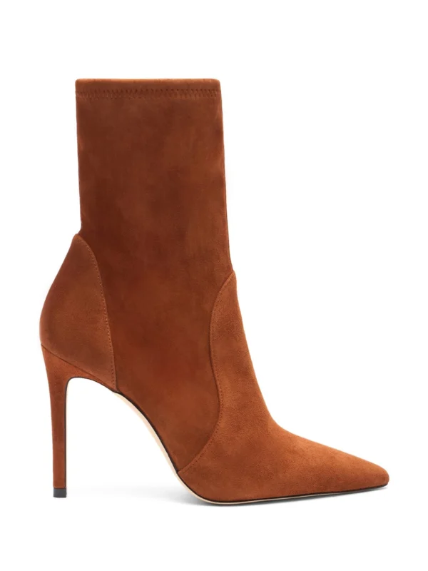 Stuart Weitzman Stuart Power Bootie 10 in Luxe Saddle