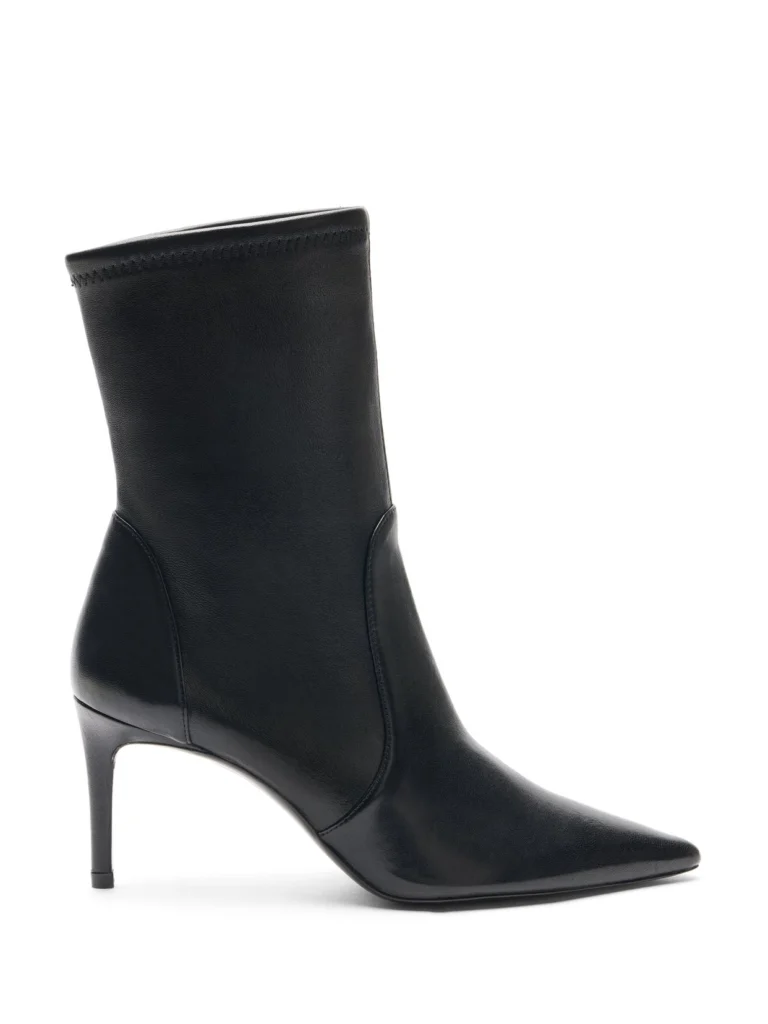Stuart Weitzman Stuart Power Bootie 75 in Black