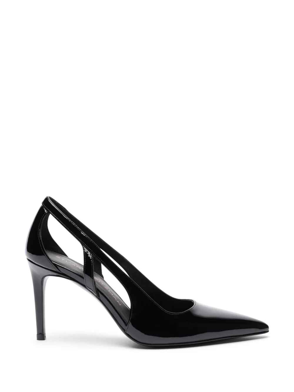 Stuart Weitzman Stuart Power Cutout 85 in Black