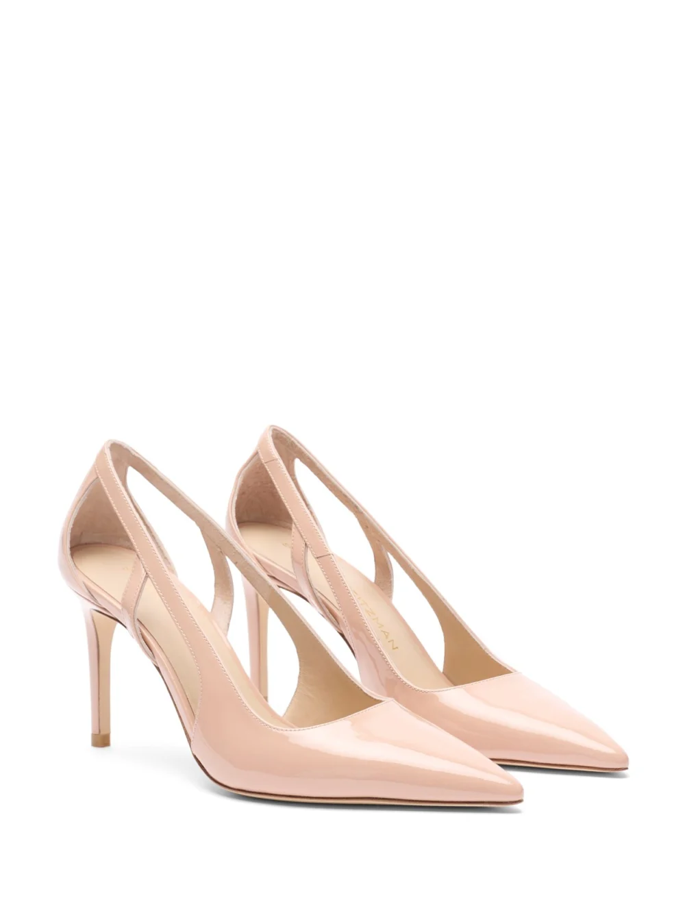 Stuart Weitzman Stuart Power Cutout 85 in Blushful, view 2