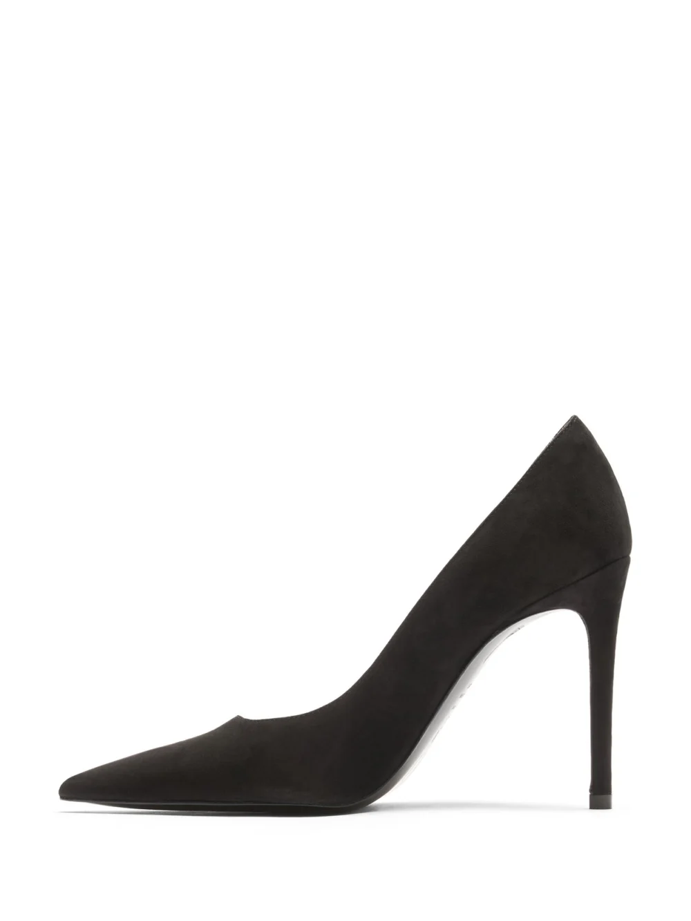 Stuart Weitzman Stuart Power Pump 100 in Black, view 3